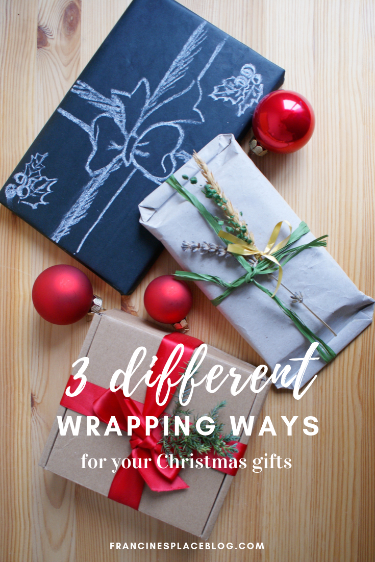 creative ways wapping christmas gifts diy francinesplaceblog