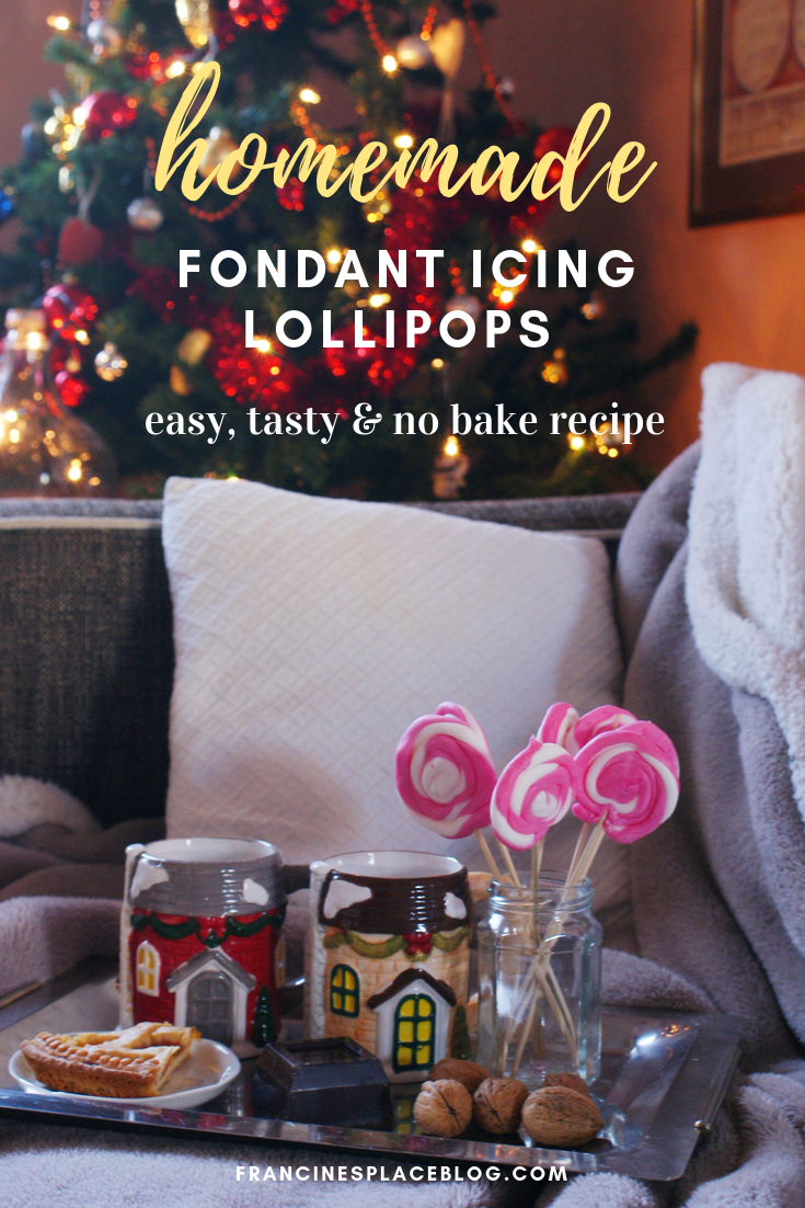 homemade fondant icing christmas lollipops candies recipe francinesplaceblog