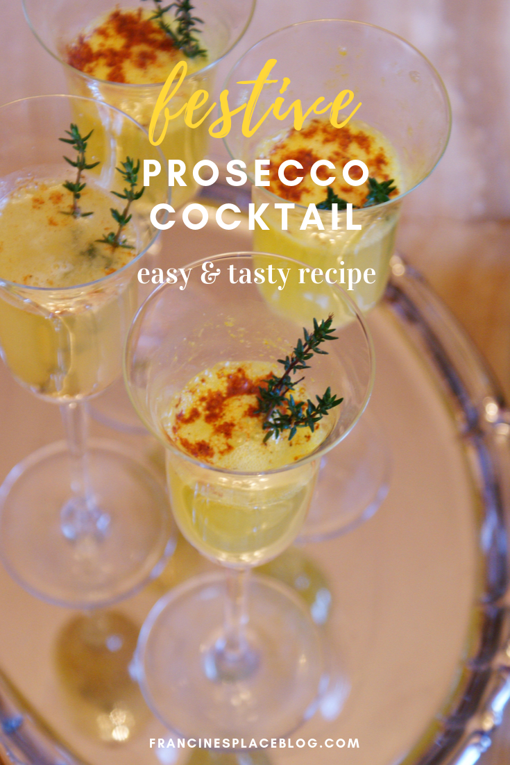 prosecco cocktail feste ricetta idee natale francinesplaceblog