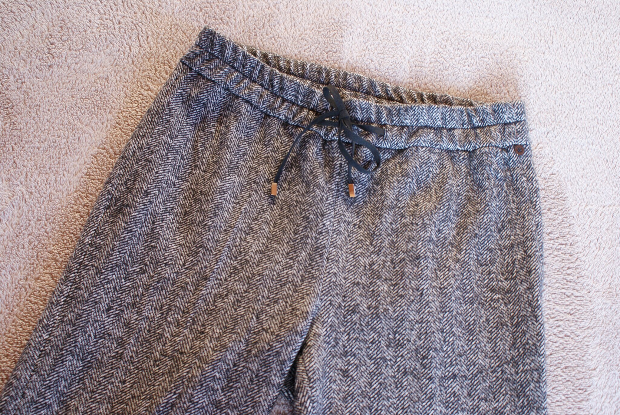 wool trousers pennyblack classic pattern