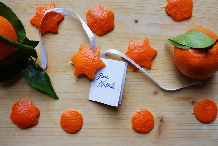 diy orange peel christmas decoration