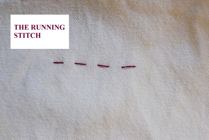 embroidery running stitch tutorial handsew