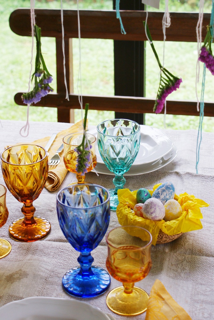 easter table decor beautiful spring