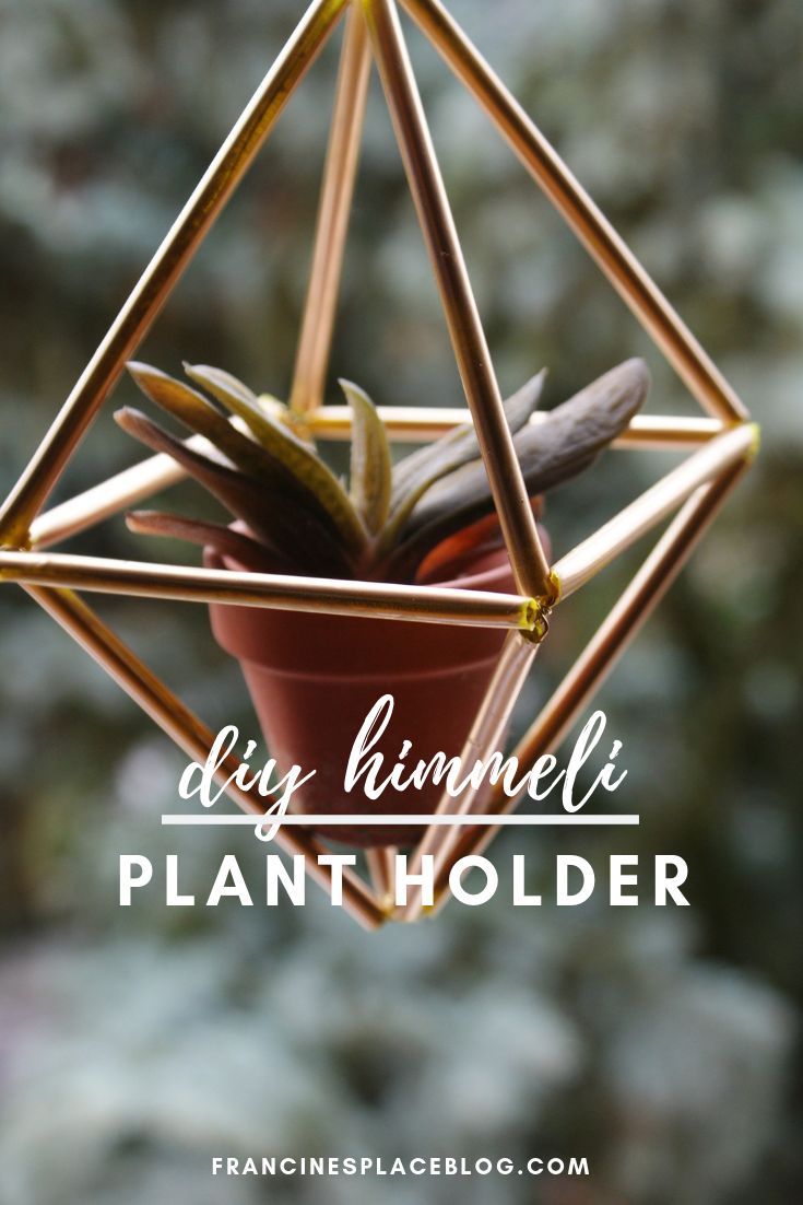 diy himmeli plant holder decor home francinesplaceblog