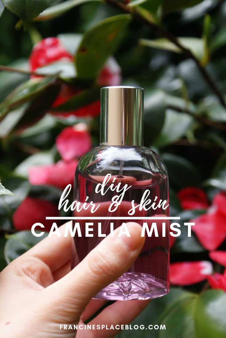 diy hair face skin body camelia mist water spray francinesplaceblog beauty product