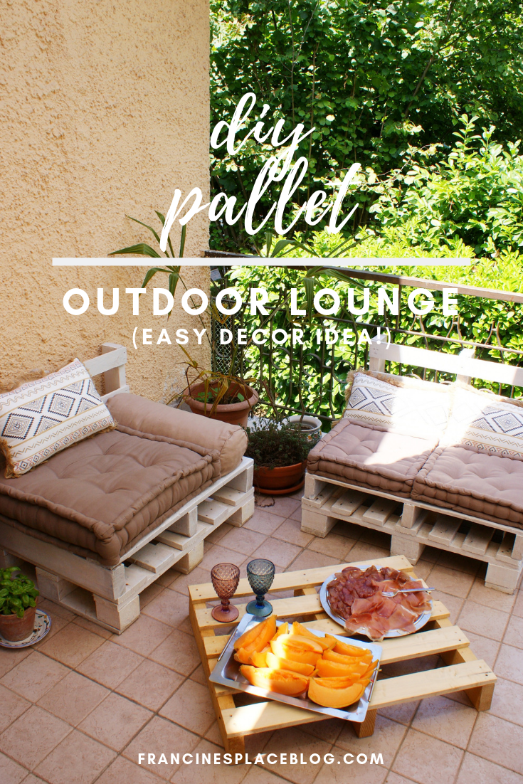 diy pallet outdoor lounge decor home idea tutorial francinesplaceblog