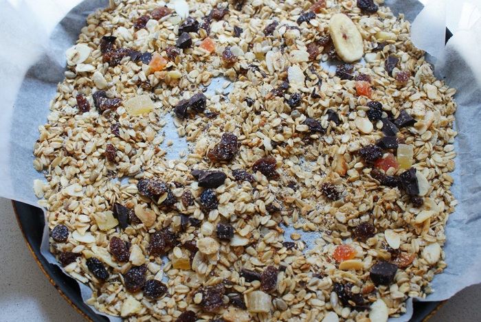 granola fruit chocolate recipe muesli