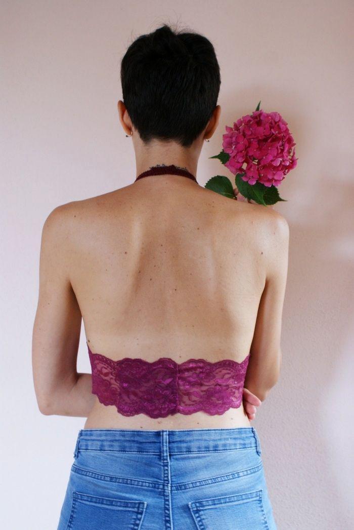 diy high neck lace bralette francinesplaceblog