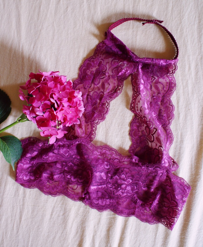 diy high neck lace bralette francinesplaceblog