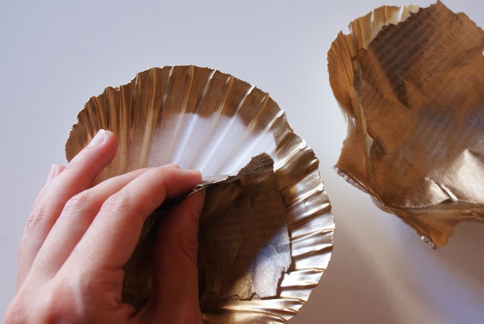 diy painted shell dish decor