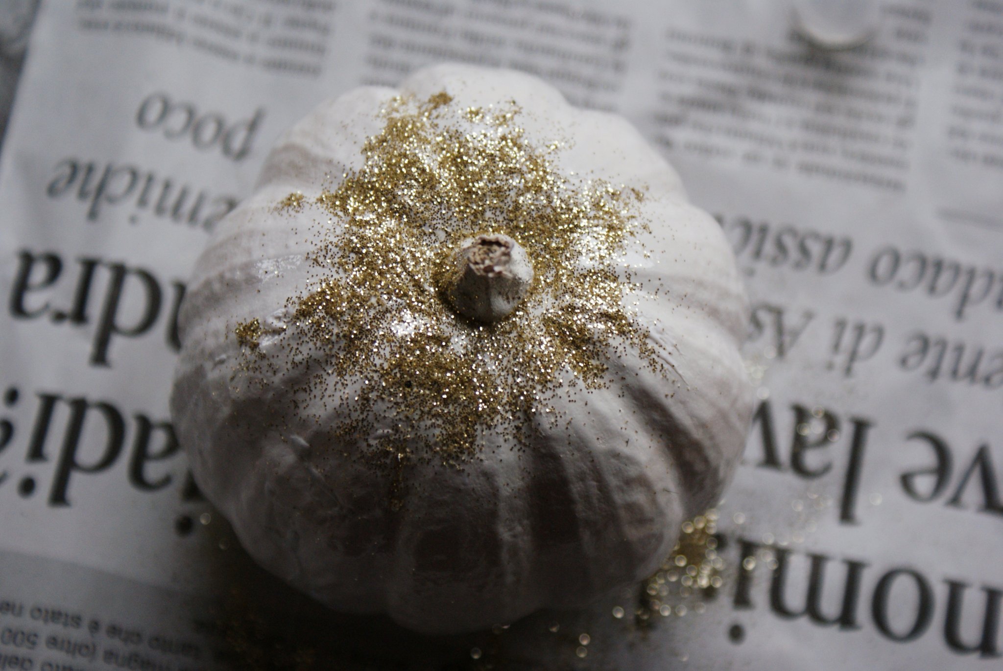 zucca halloween glitter oro faidate