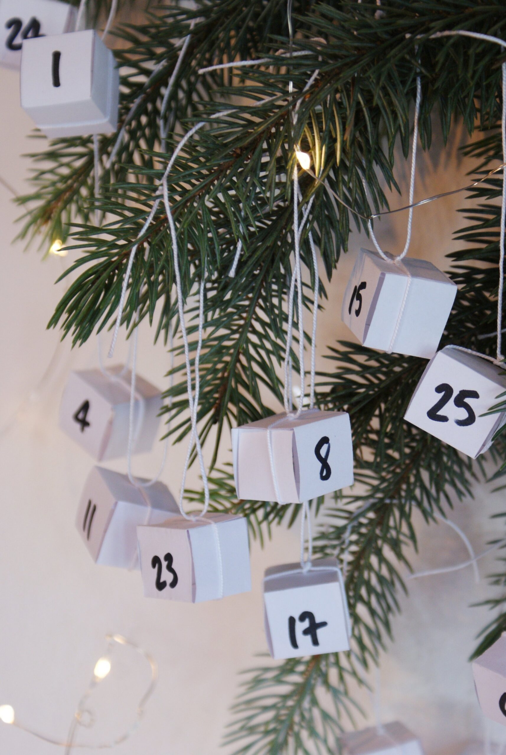 diy easy advent calendar idea decor