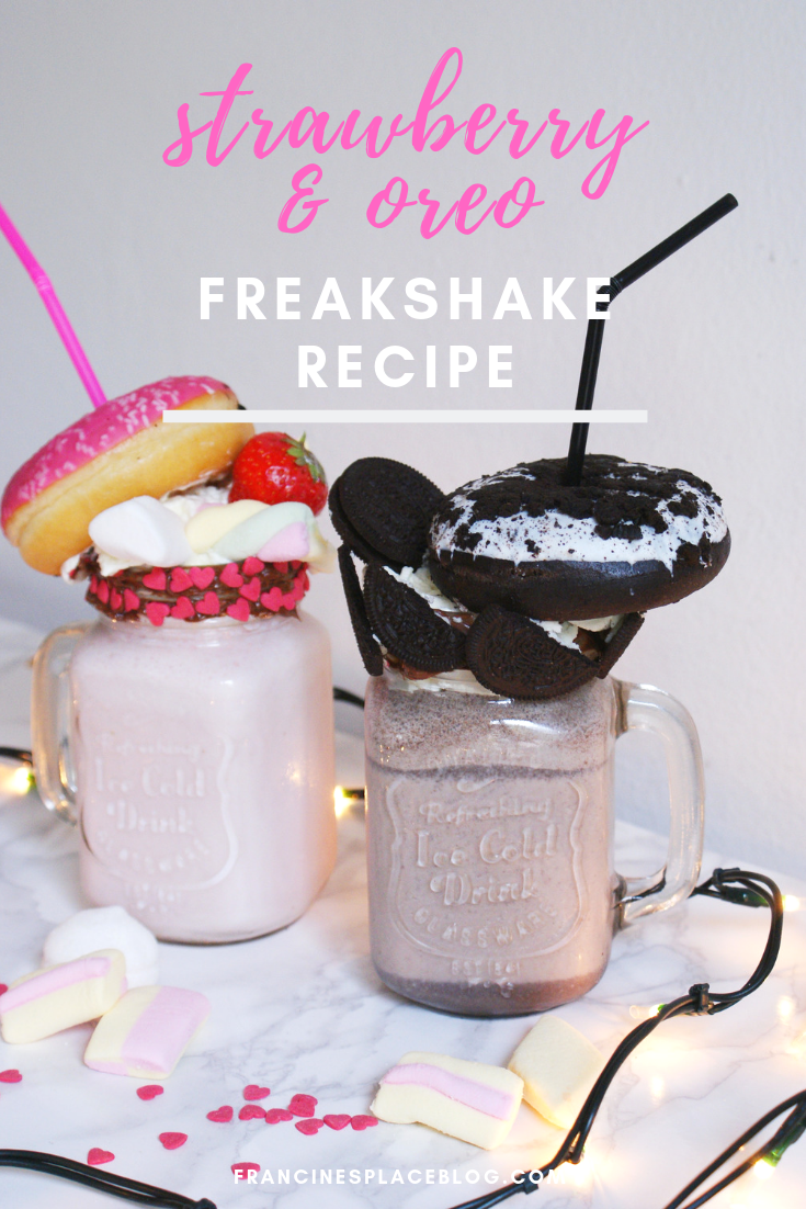 oreo marshmallow freakshake recipe fresh easy ultimate francinesplaceblog nutella