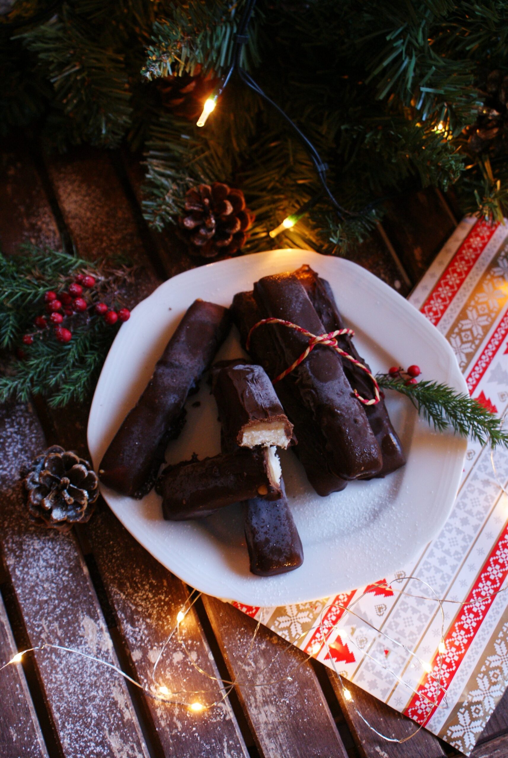 chocolate caramel bars recipe christmas