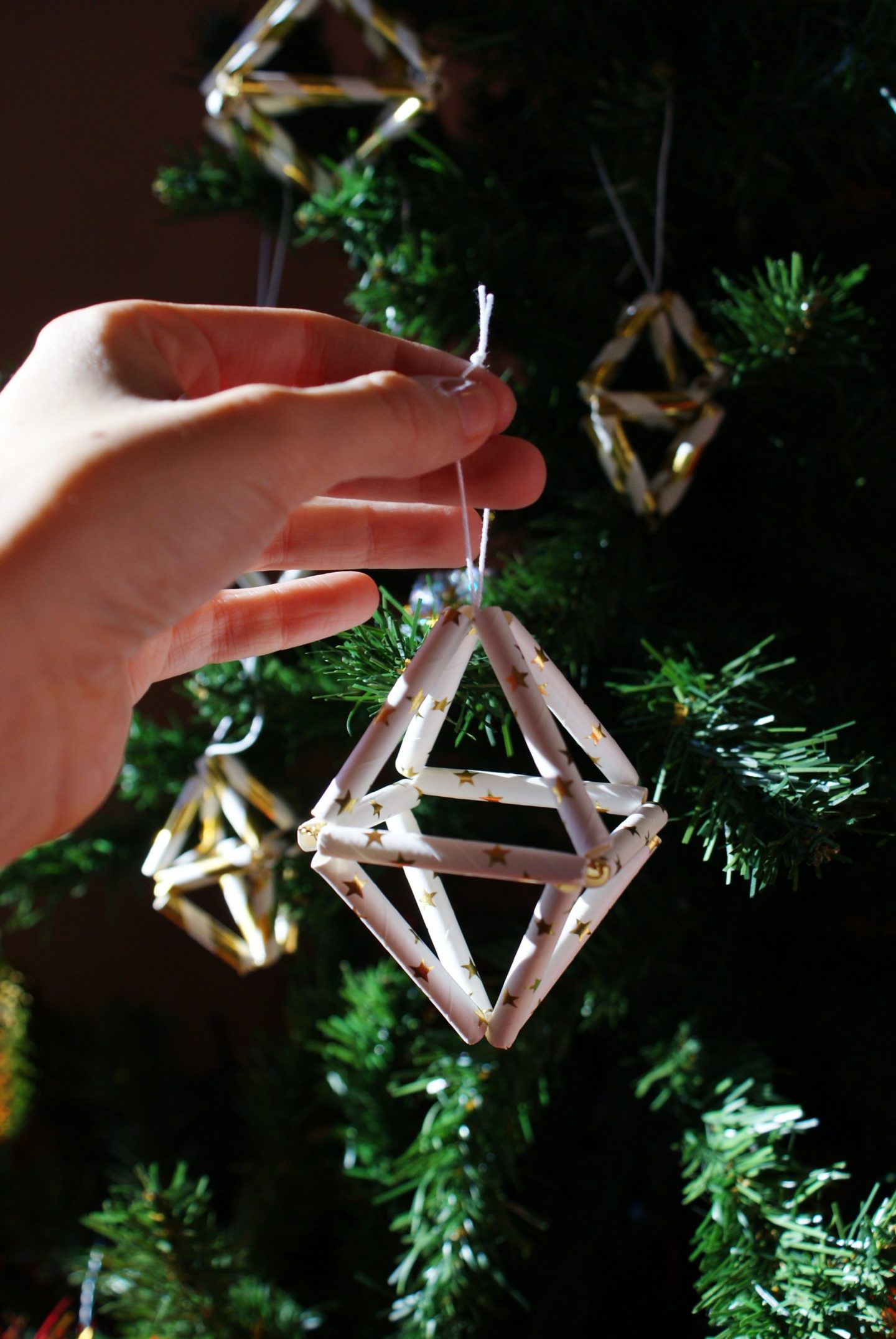 christmas tree himmeli ornaments diy francinesplaceblog