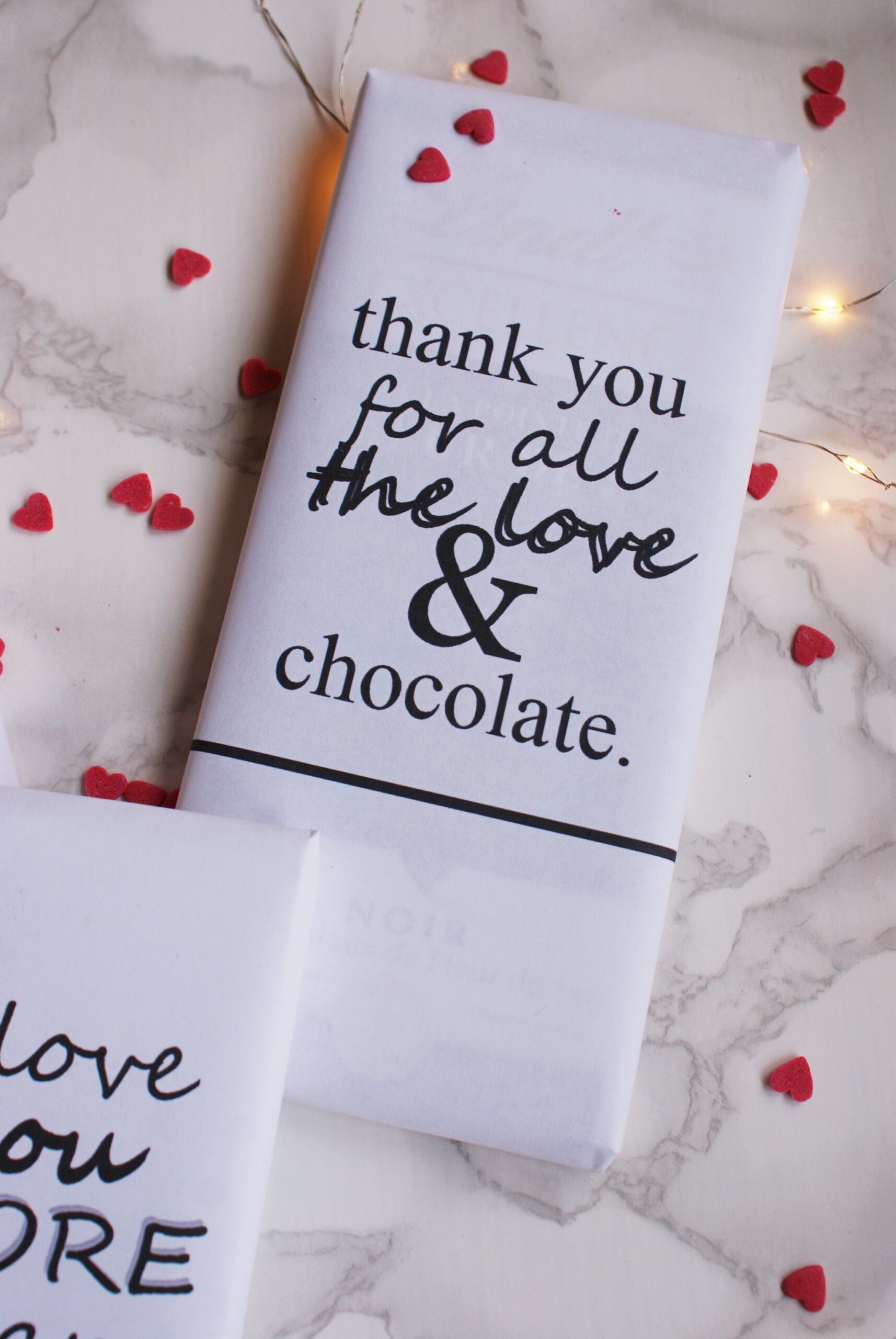 diy valentine gift idea chocolate