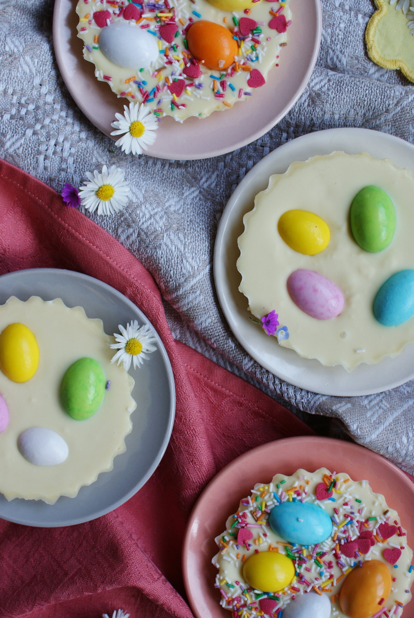 easter chocolate tarts recipe eggs