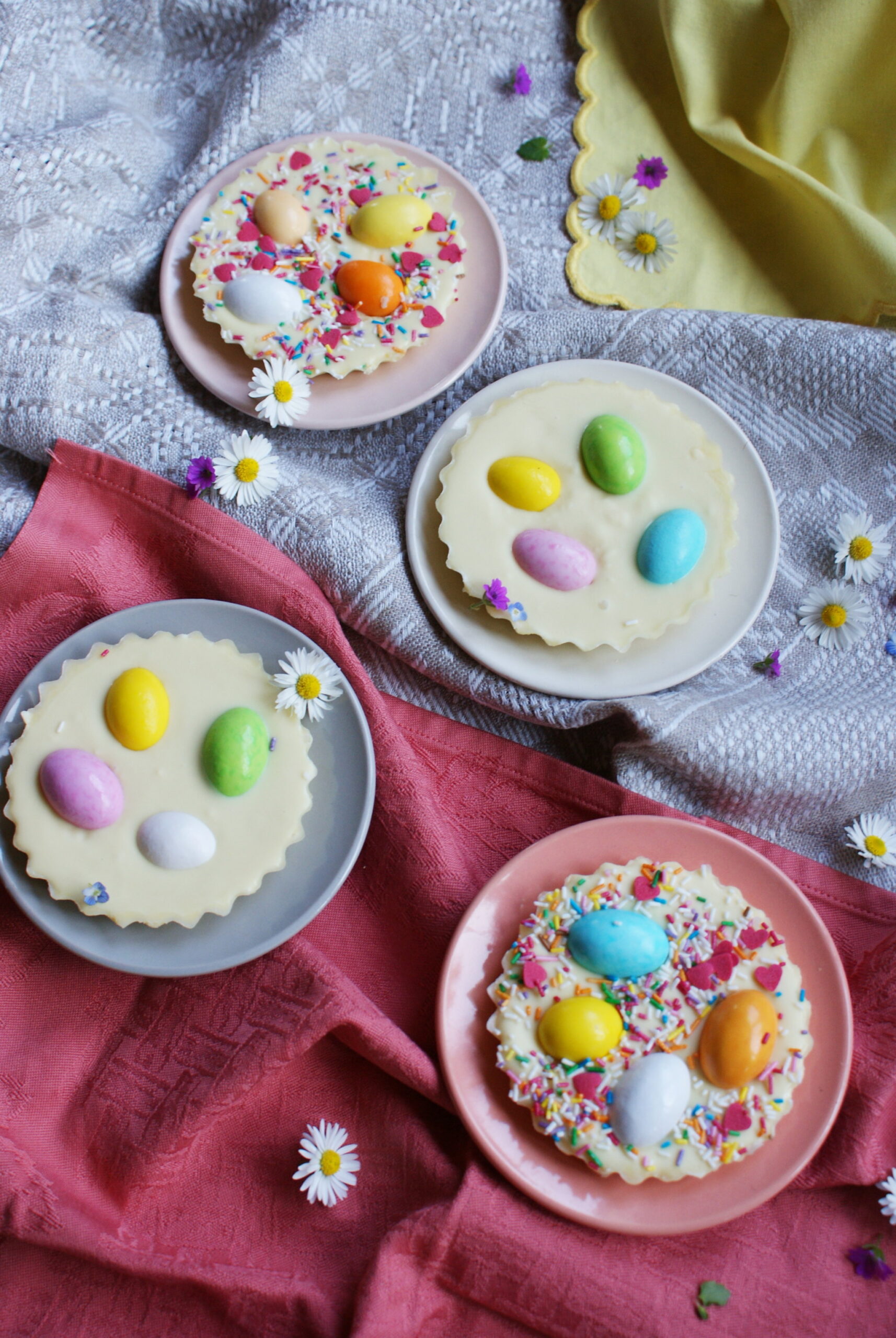 colorful easter chocolate bars recipe