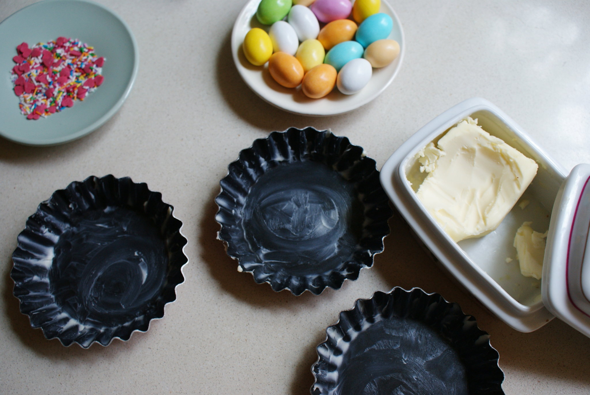 raw chocolate confetti bars easter