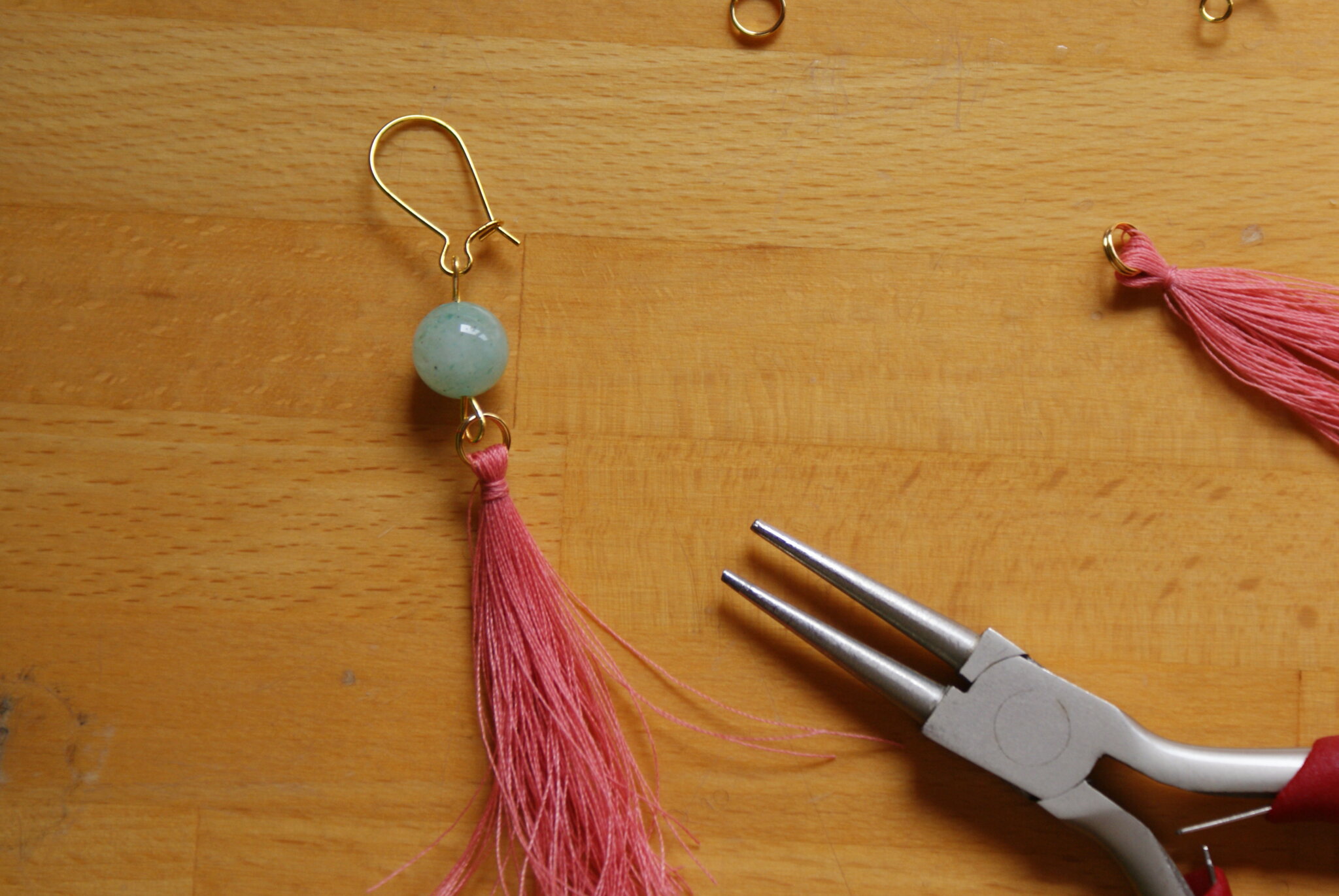 diy tassel earrings easy quick tutorial