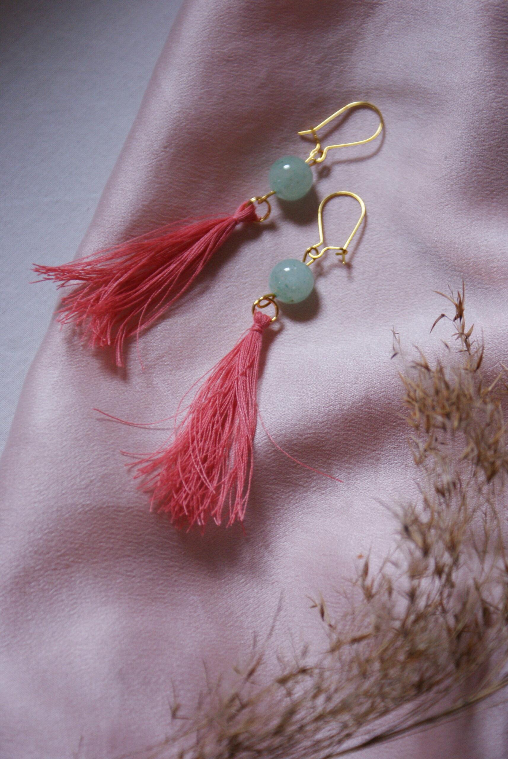 diy tassel earrings easy silk tutorial