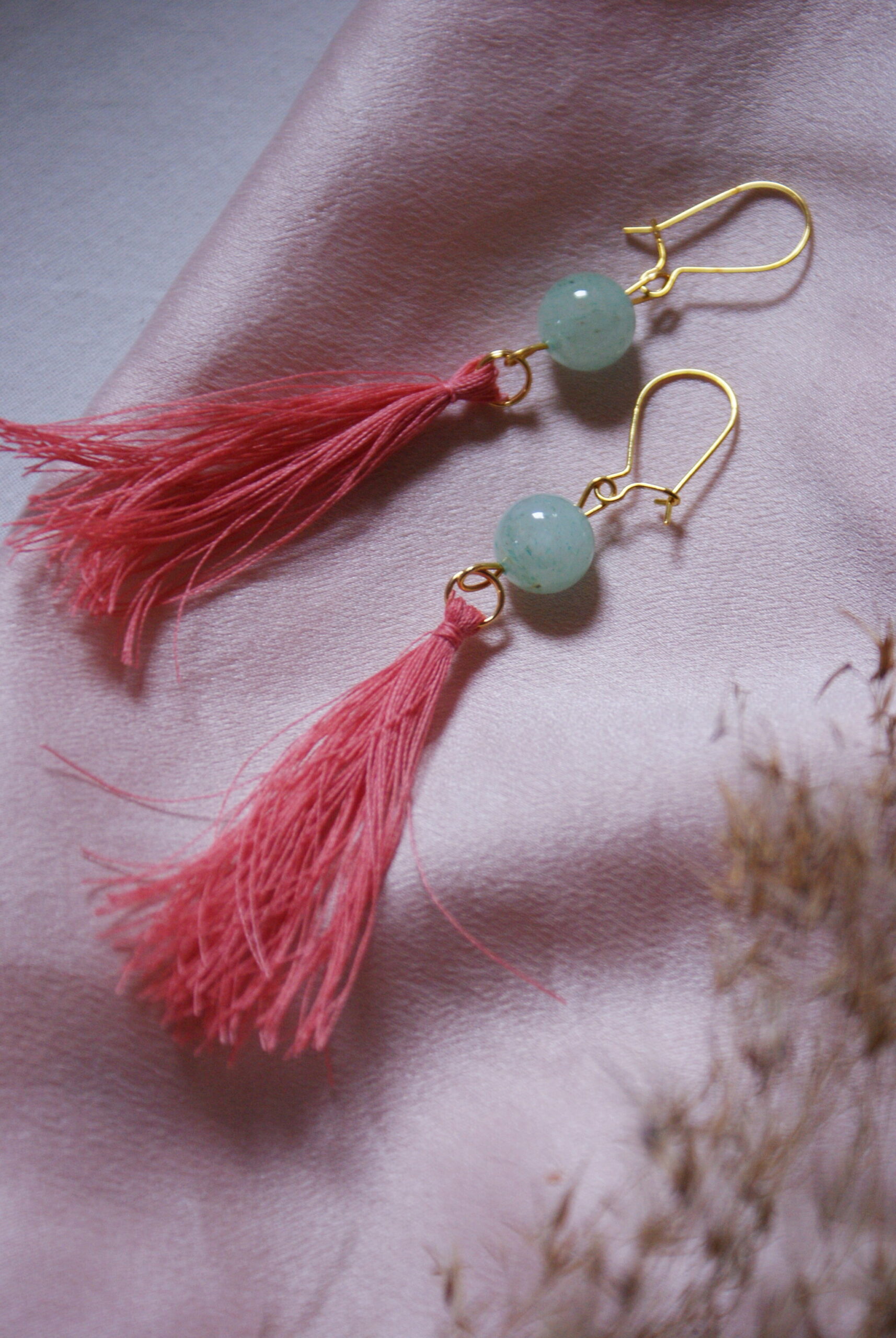 diy tassel earrings tutorial silk