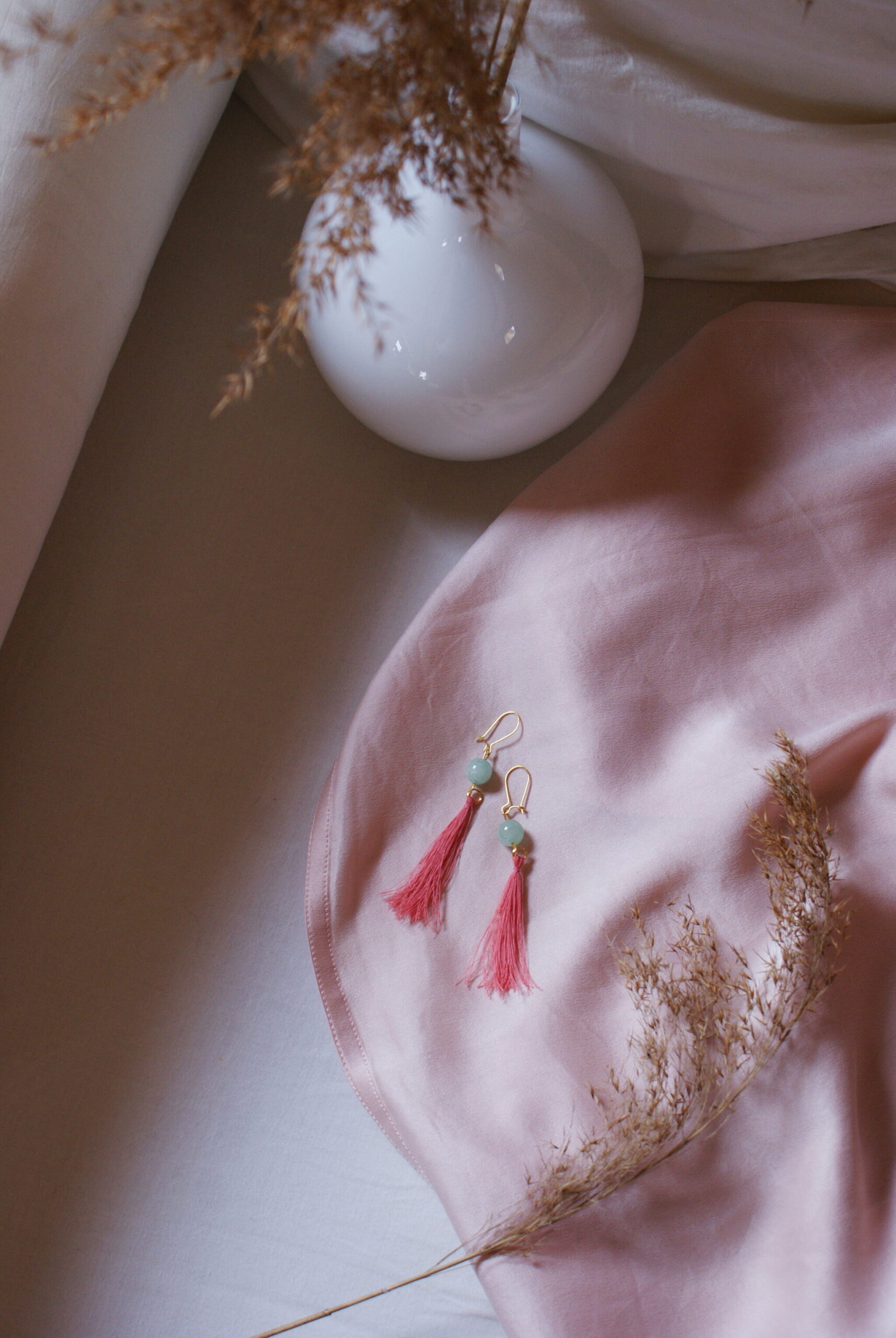 diy tassel earrings bead tutorial