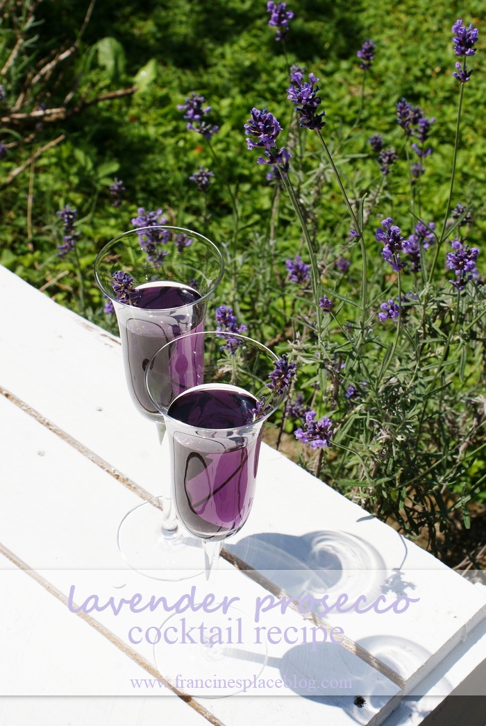 lavender cocktail prosecco drink recipe francinesplaceblog
