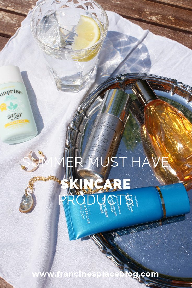 summer must have skincare products beauty korean francinesplaceblog