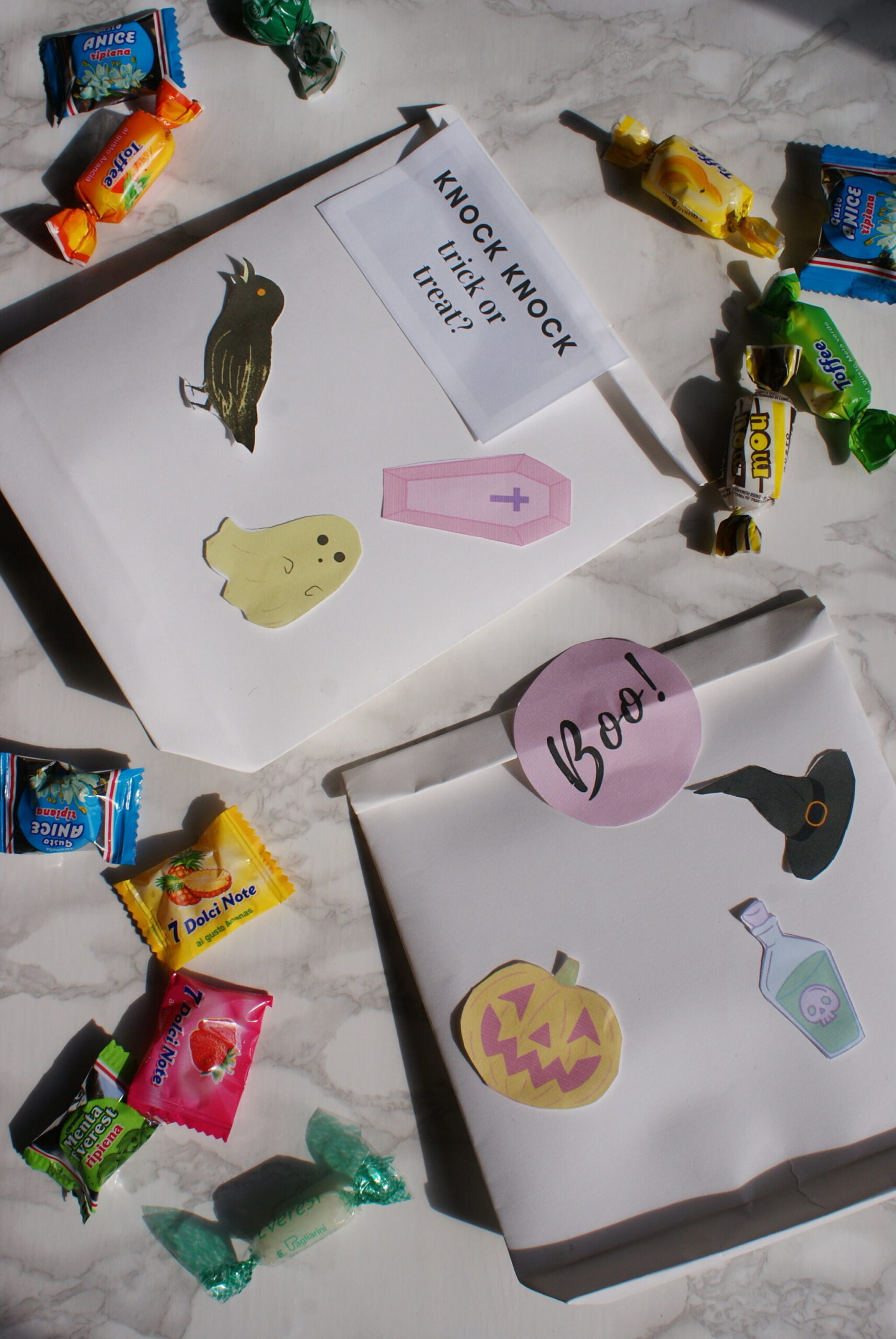 diy halloween treat bags paper tutorial easy last minute idea francinesplaceblog