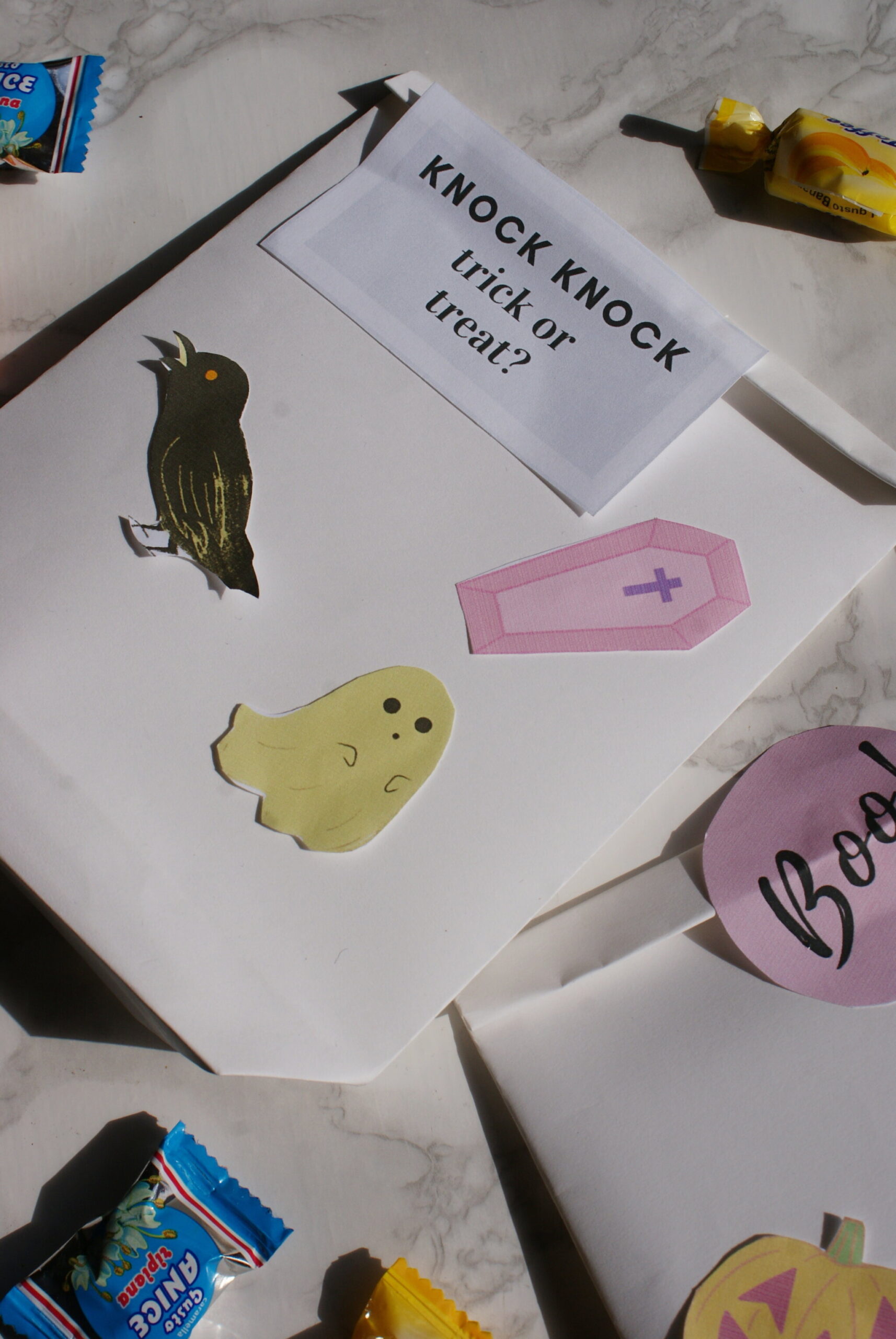 diy halloween treat bags paper tutorial easy last minute idea francinesplaceblog