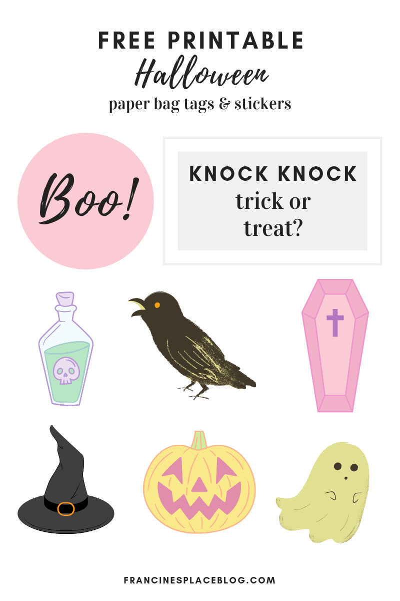 free printable halloween tags stickers graphics download 