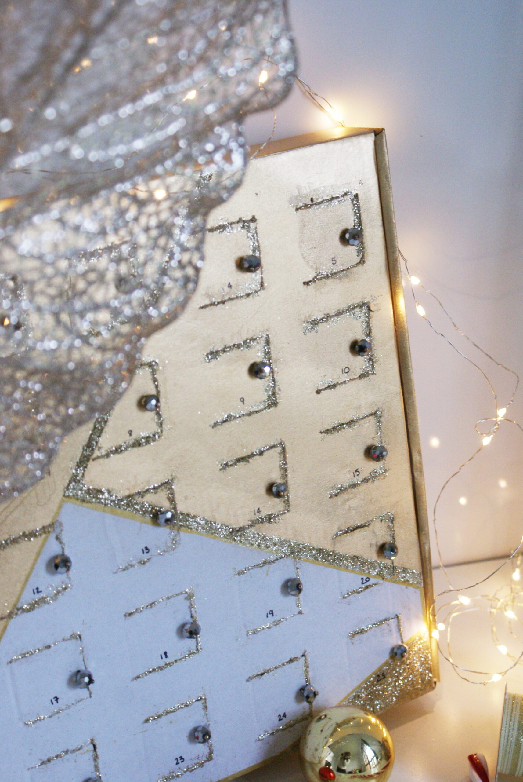 minimalist advent calendar diy idea tutorial handmade craft