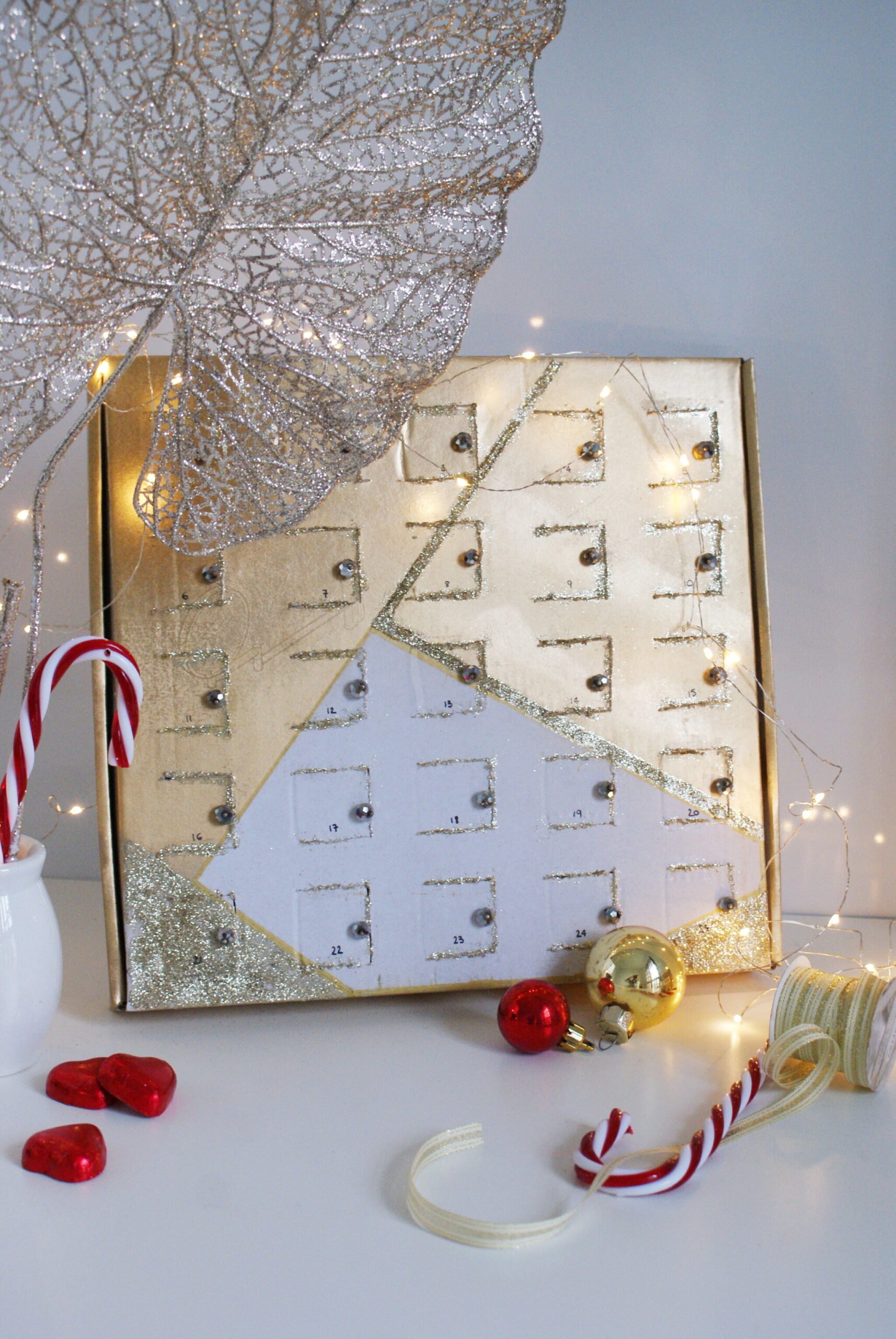 diy advent calendar chocolate box reusable last minute idea craft handmade easy francinesplaceblog