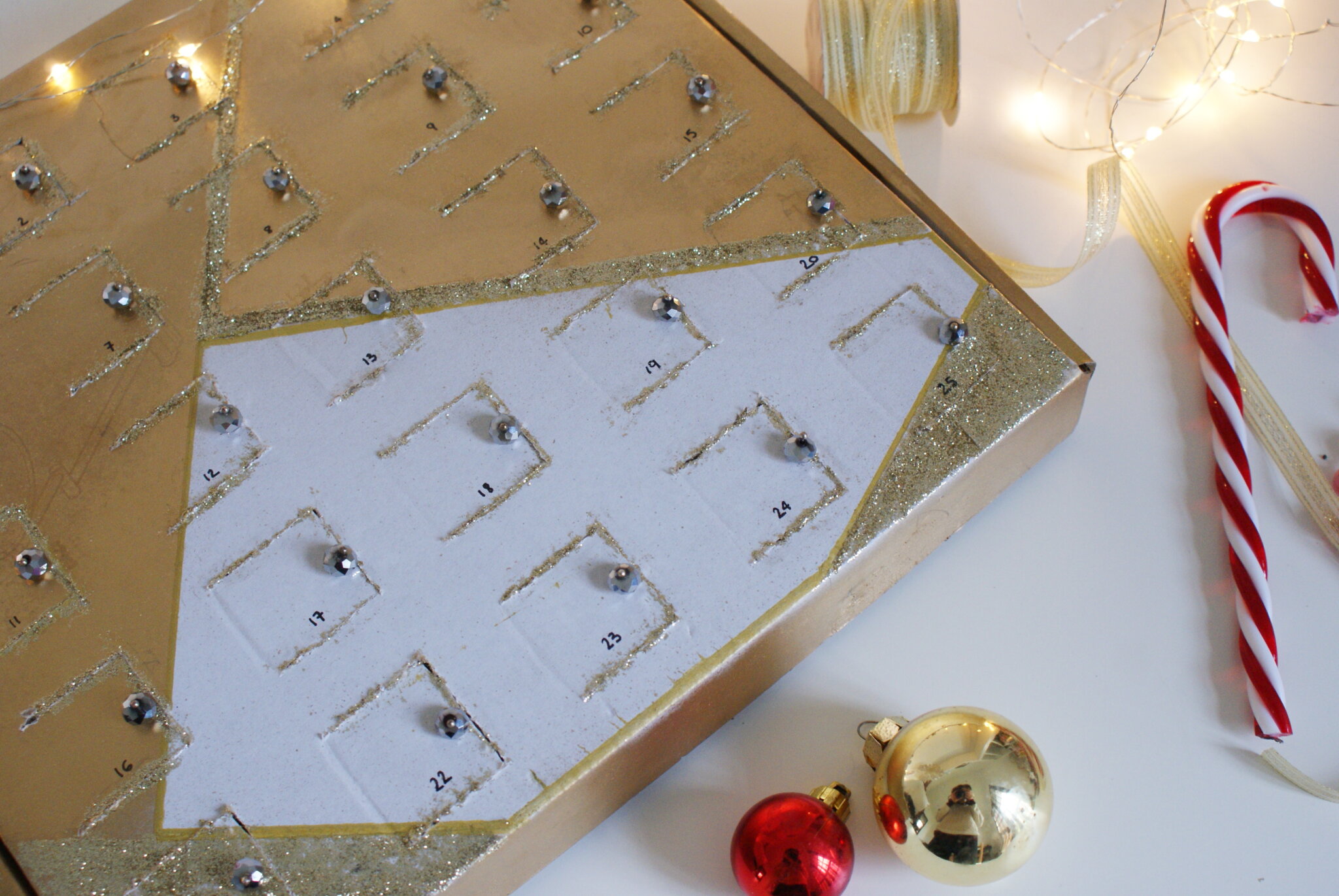 diy advent calendar chocolate box easy tutorial idea