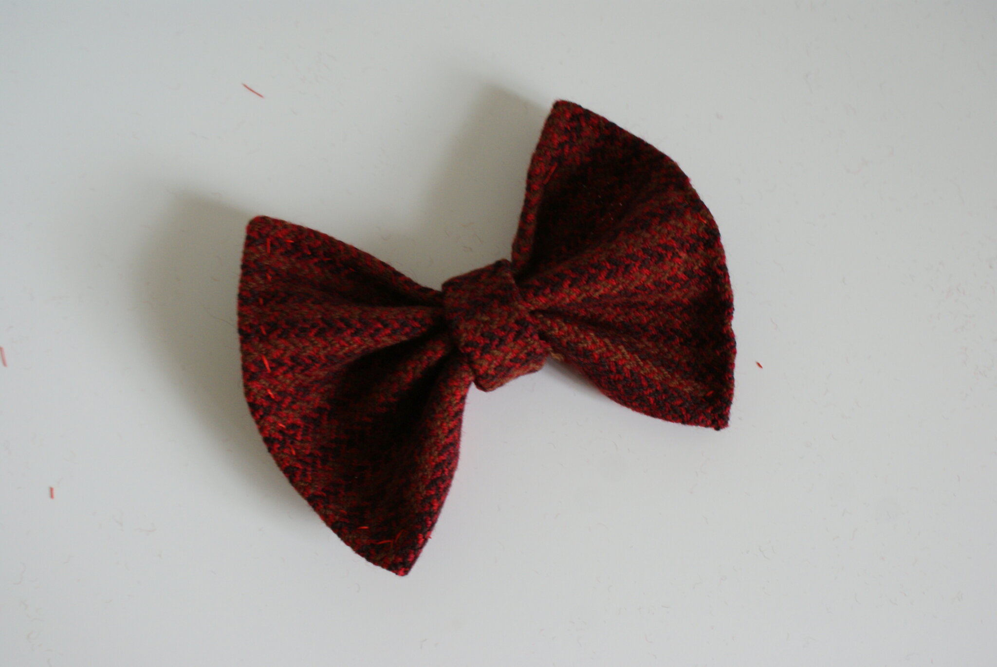 diy tartan hair bow easy tutorial