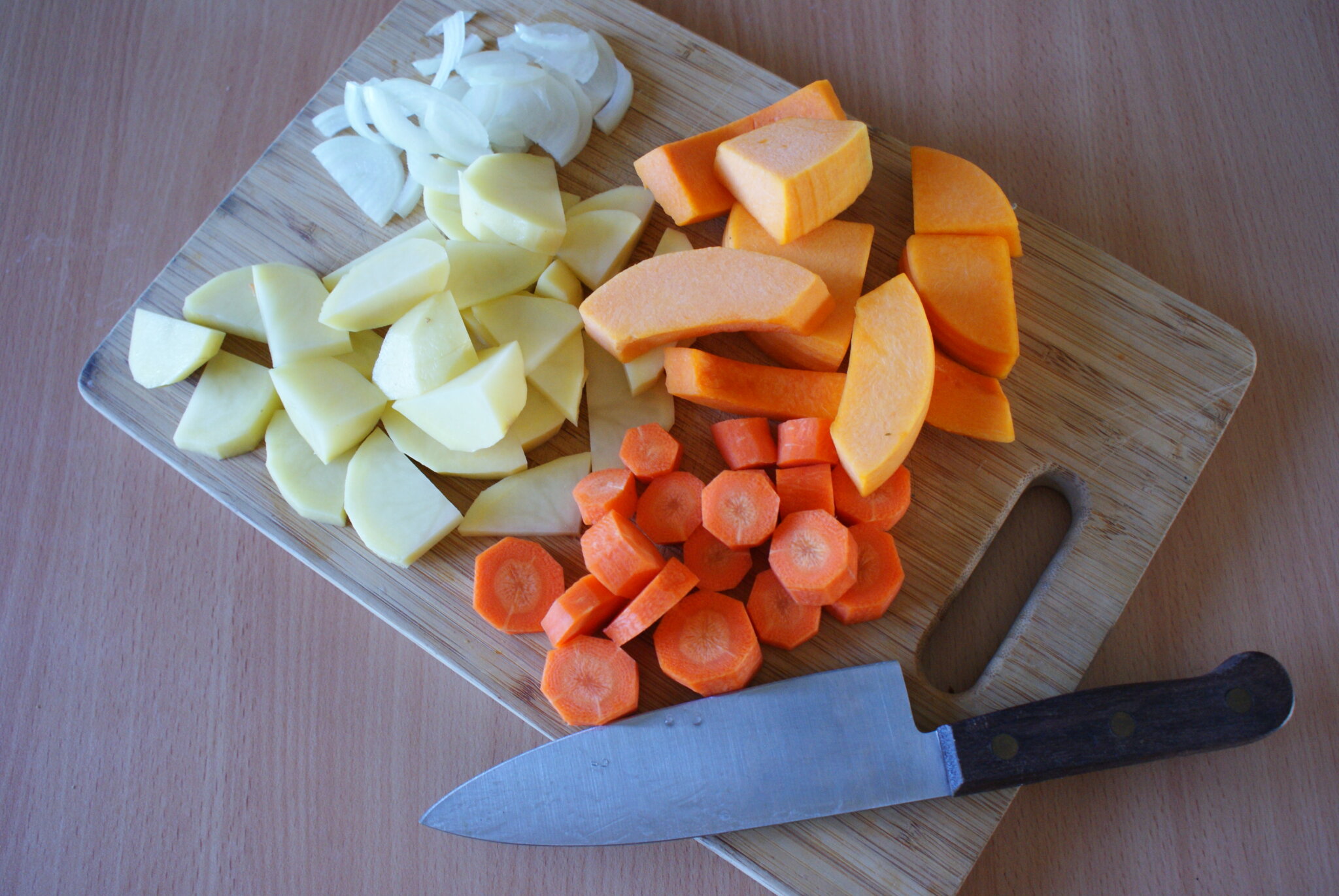 homemade recipe fall soup pumpkin carrot easy quick