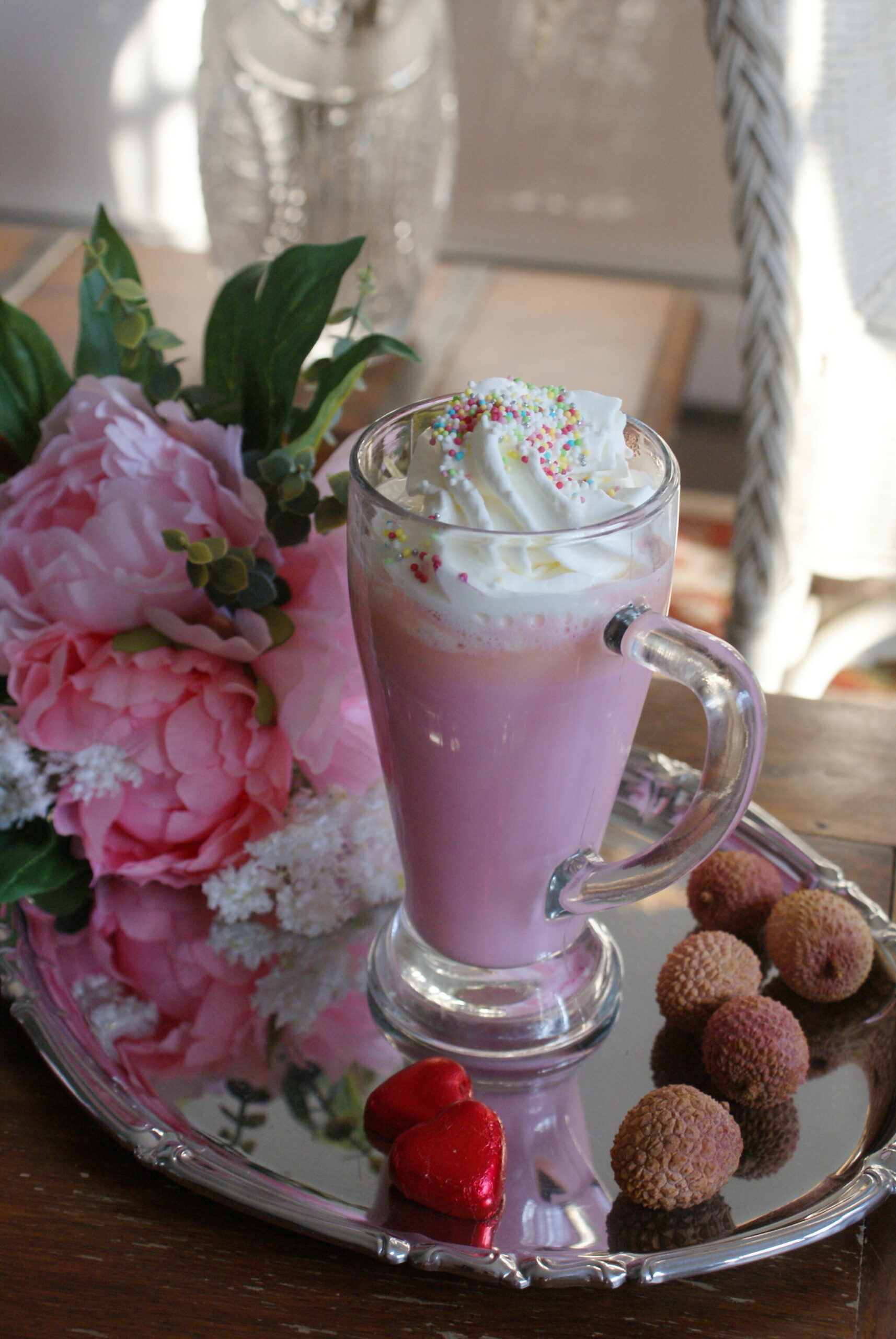 pink hot chocolate unicorn dessert recipe idea ultimate francinesplaceblog