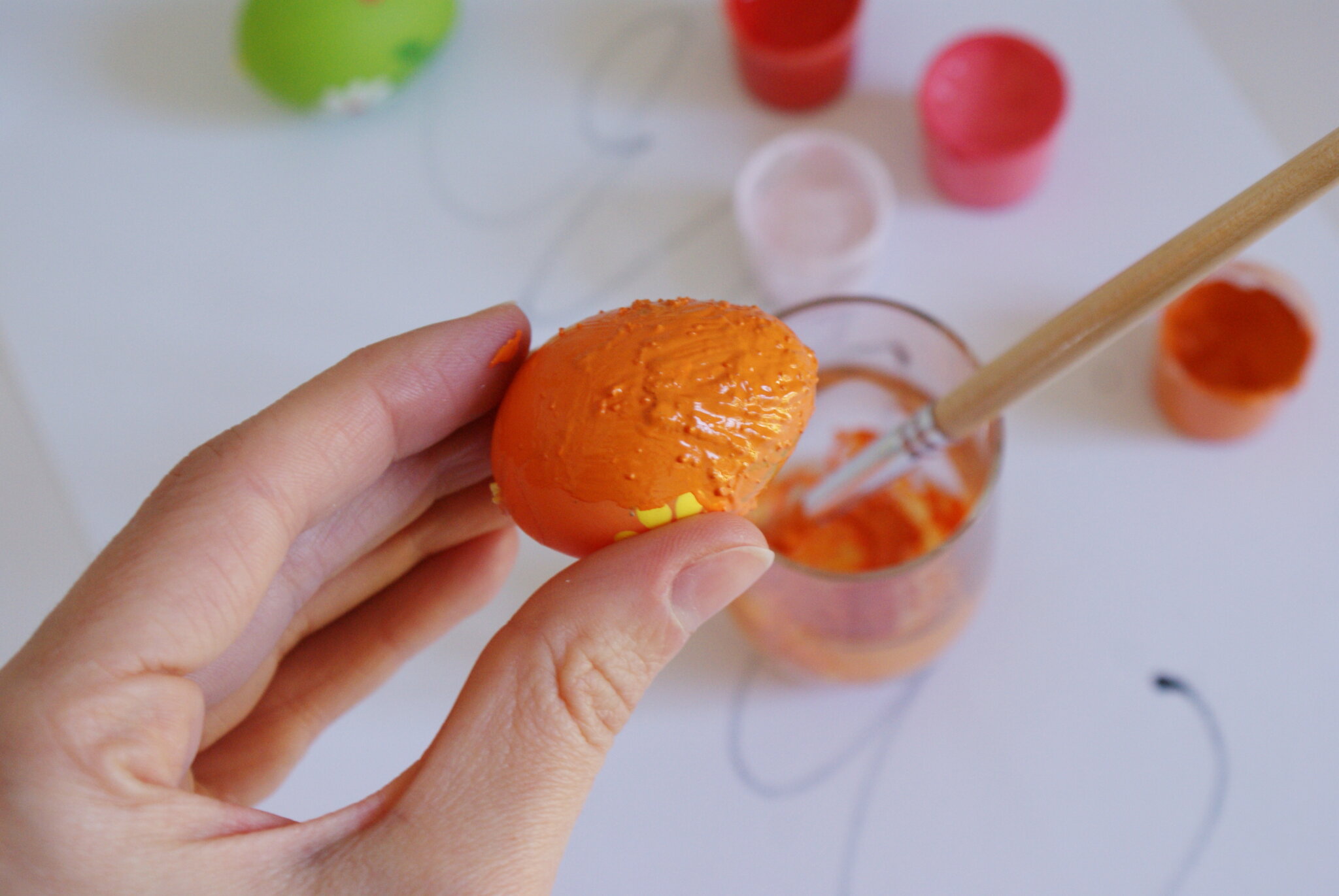 diy terracotta easter eggs decoration homemade paint craft ideas last minute