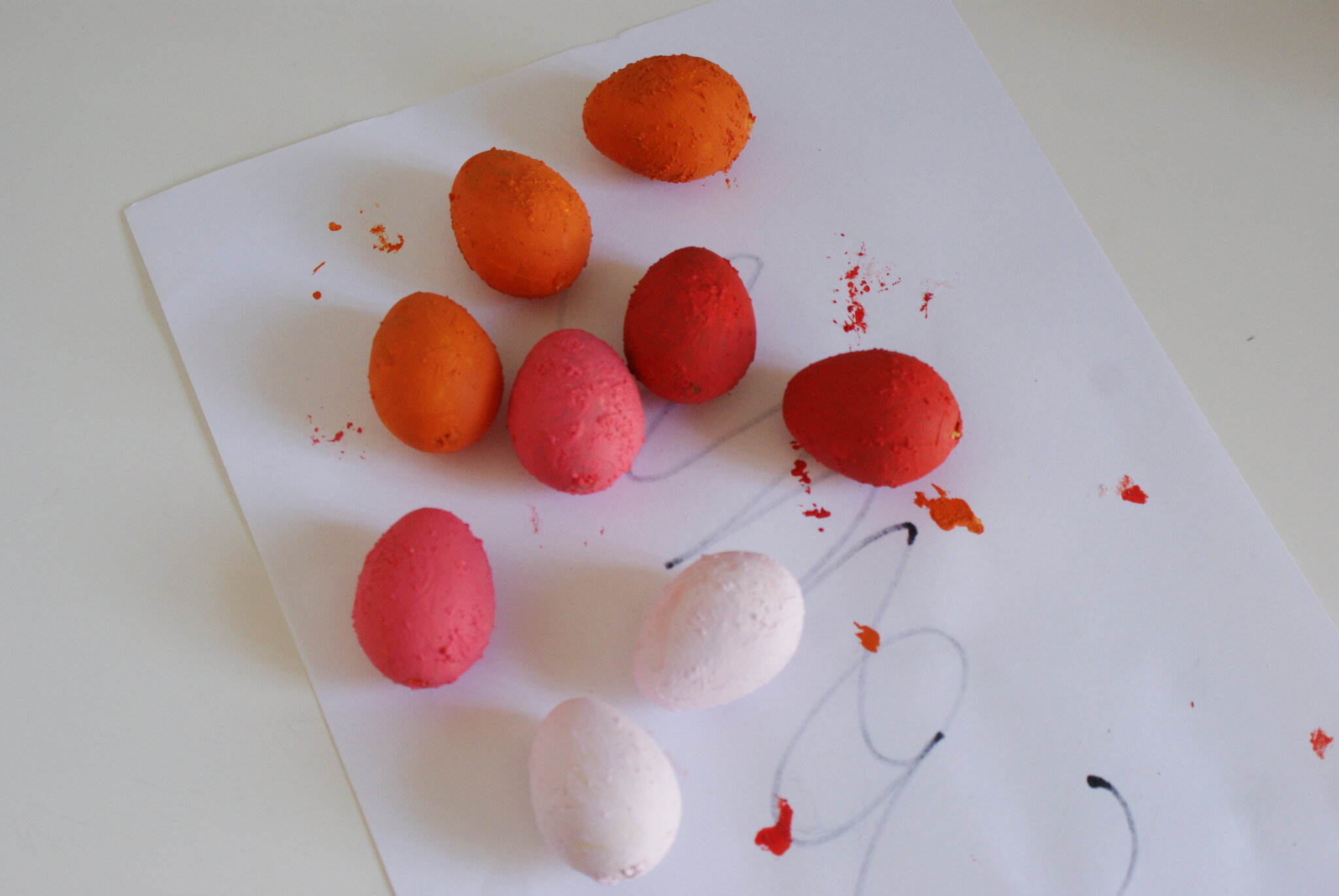 diy terracotta easter eggs decoration homemade paint craft ideas last minute easy simple