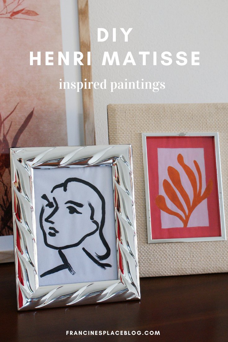 diy minimalist paintings inspired henri matisse art try make home beginner tutorial easy pinterest
