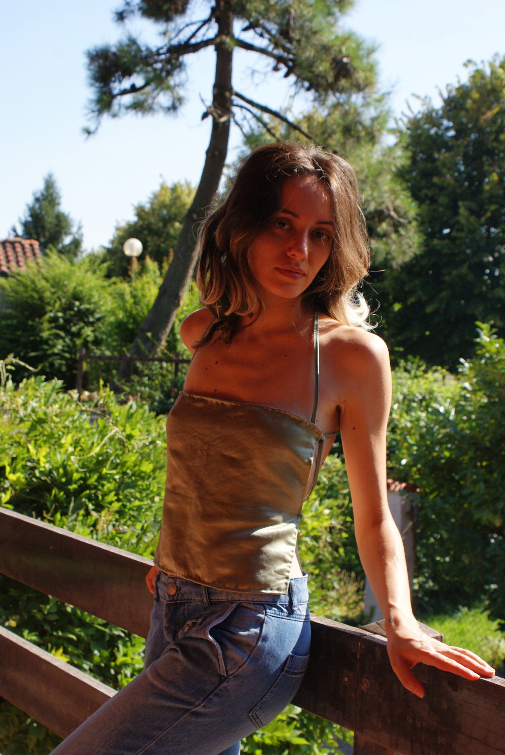 elisa pizzola diy lifestyle blogger creativa fai da te crop top raso seta facile tutorial cucito