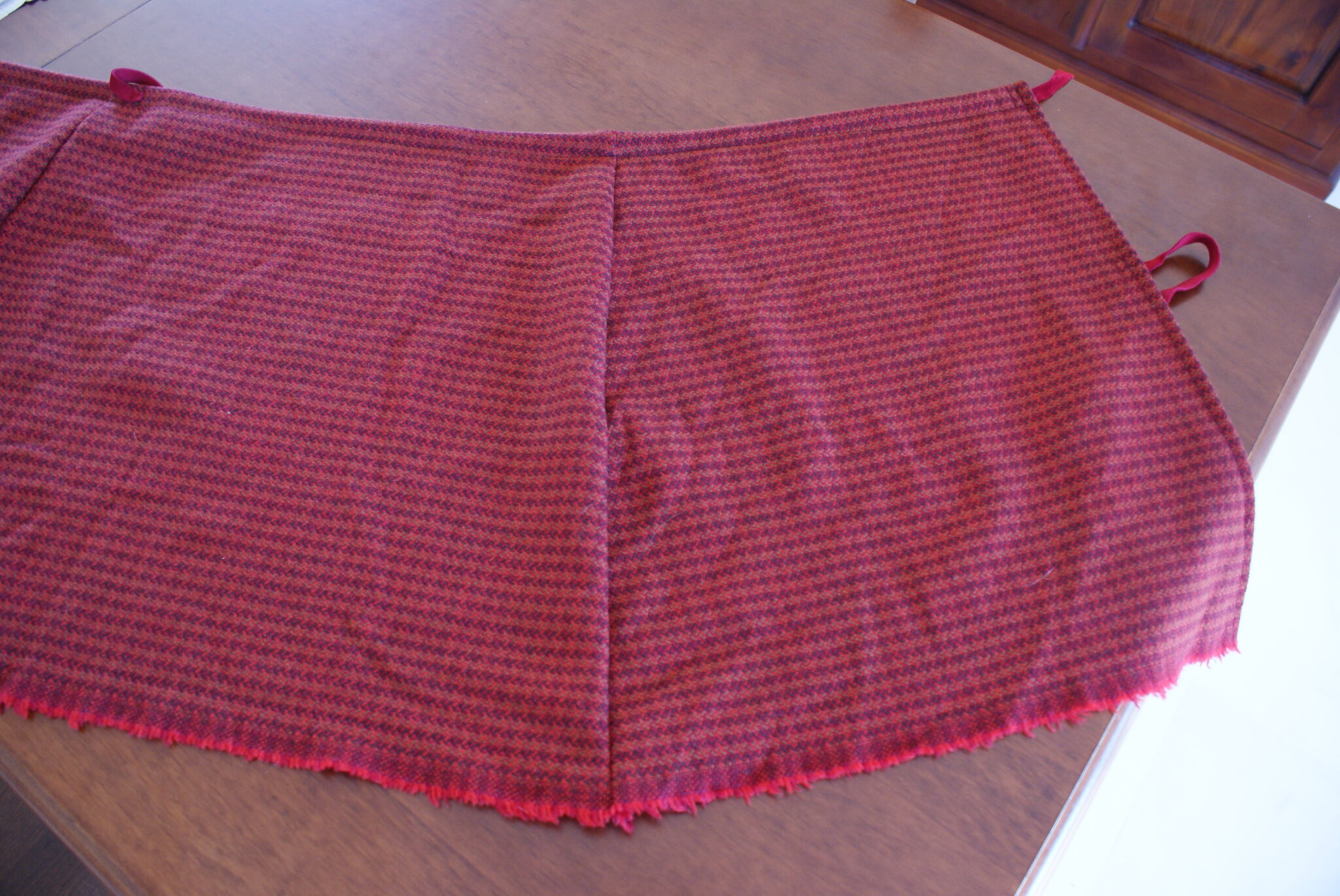 how make sew easy simple mini wrap skirt