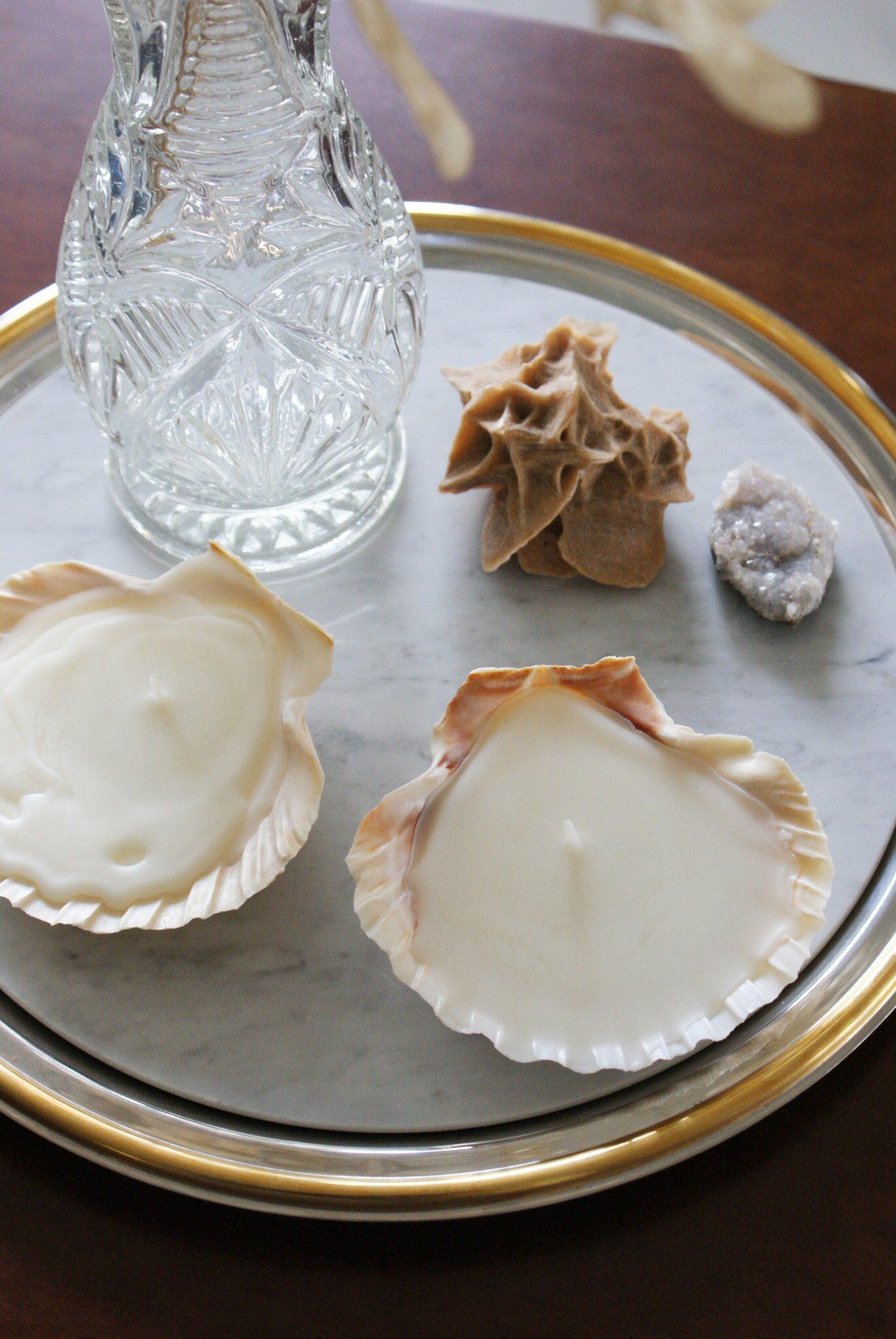 diy sea shell candles ultimate easy quick tutorial how make home decor aesthetic candele conchiglia conchiglie faidate casa come fare francinesplaceblog