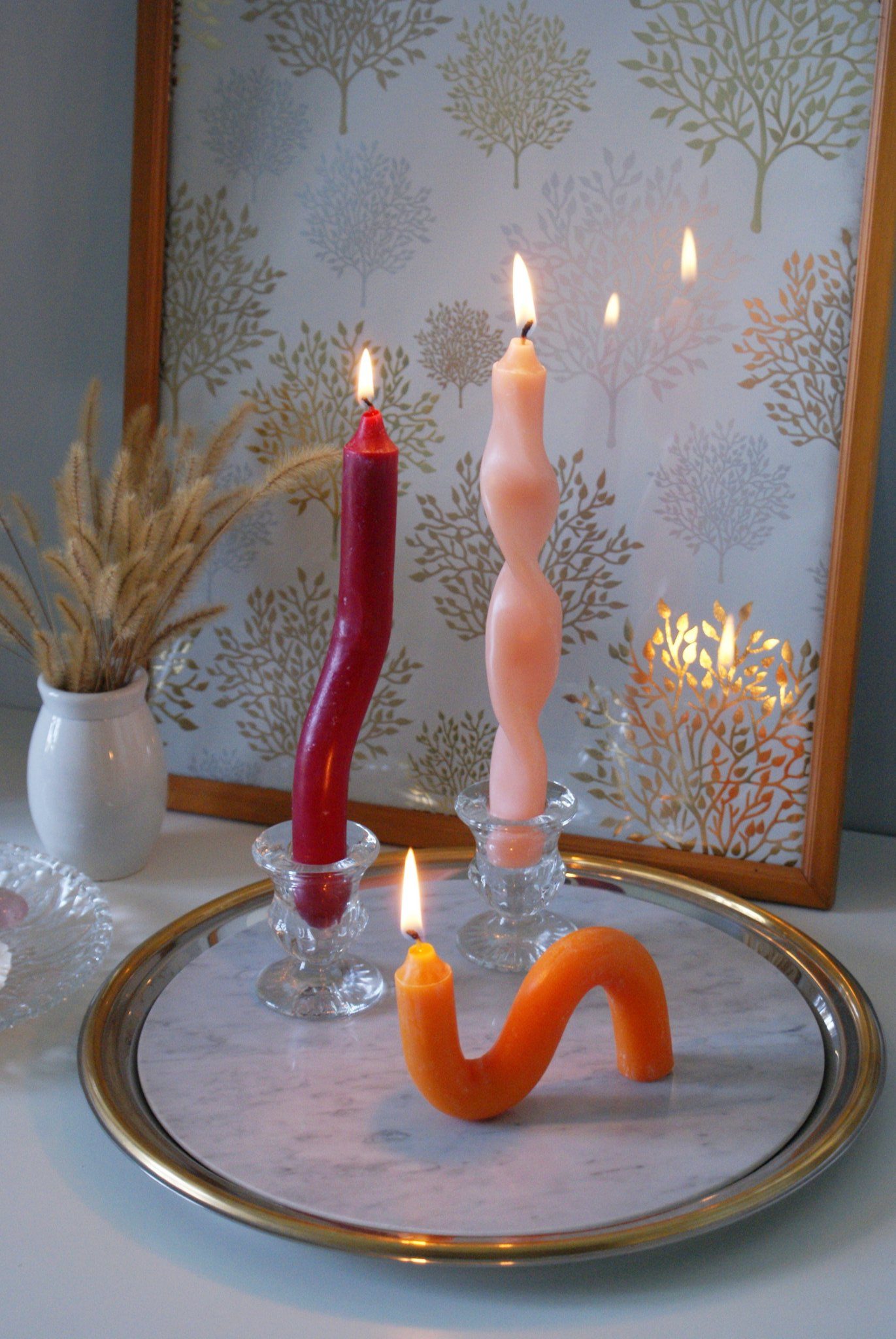 diy aesthetic twisted candles how make home decoration decorate fell idea craft easy tutorial sculpture francinesplaceblog 9