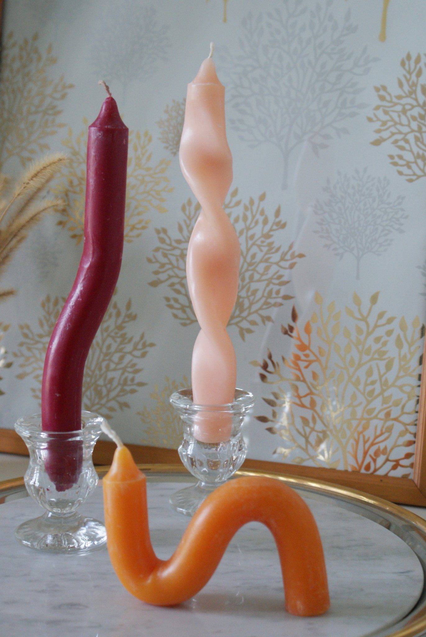 diy aesthetic twisted candles how make home decoration decorate fell idea craft easy tutorial sculpture francinesplaceblog 7