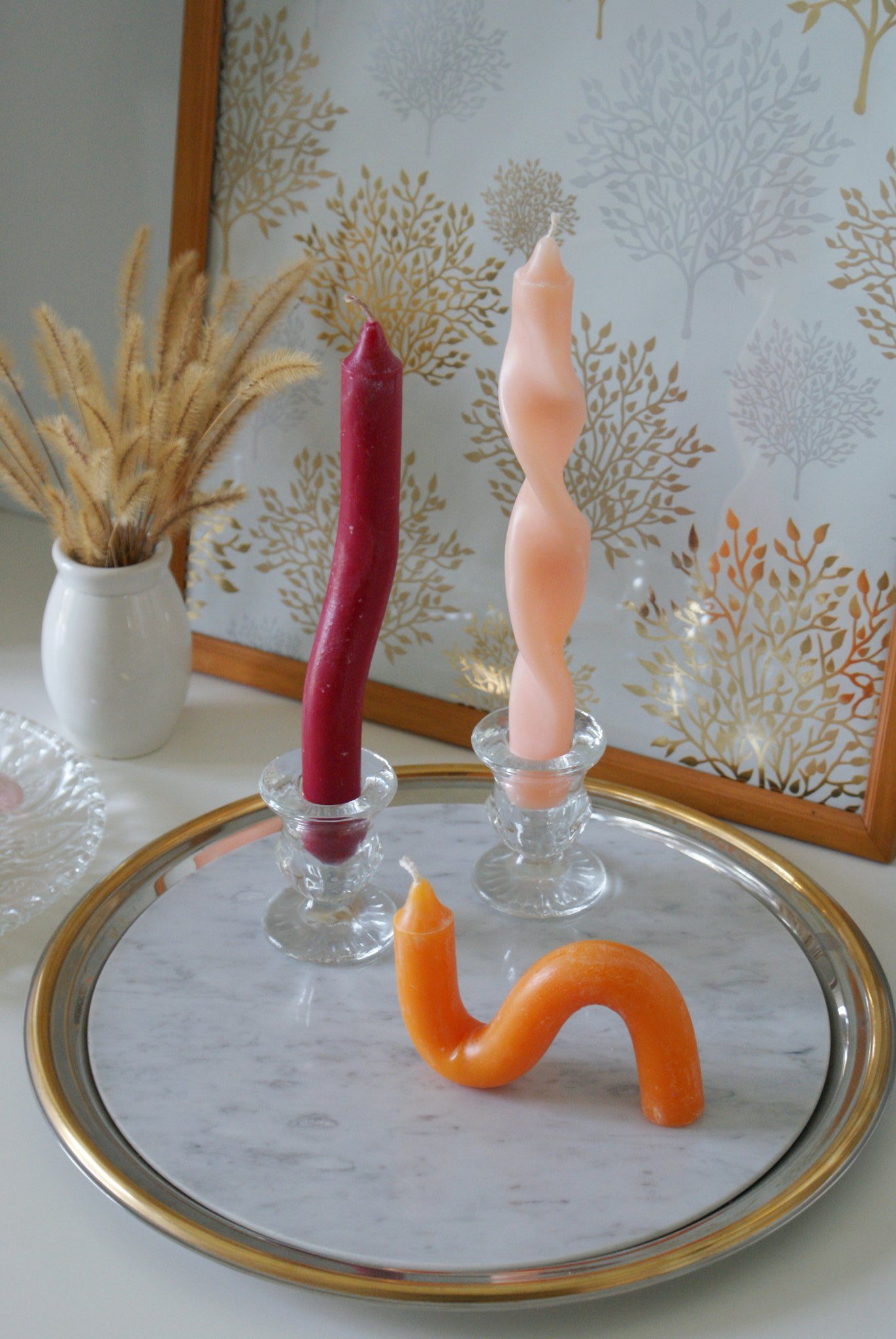 diy aesthetic twisted candles how make home decoration decorate fell idea craft easy tutorial sculpture francinesplaceblog 8