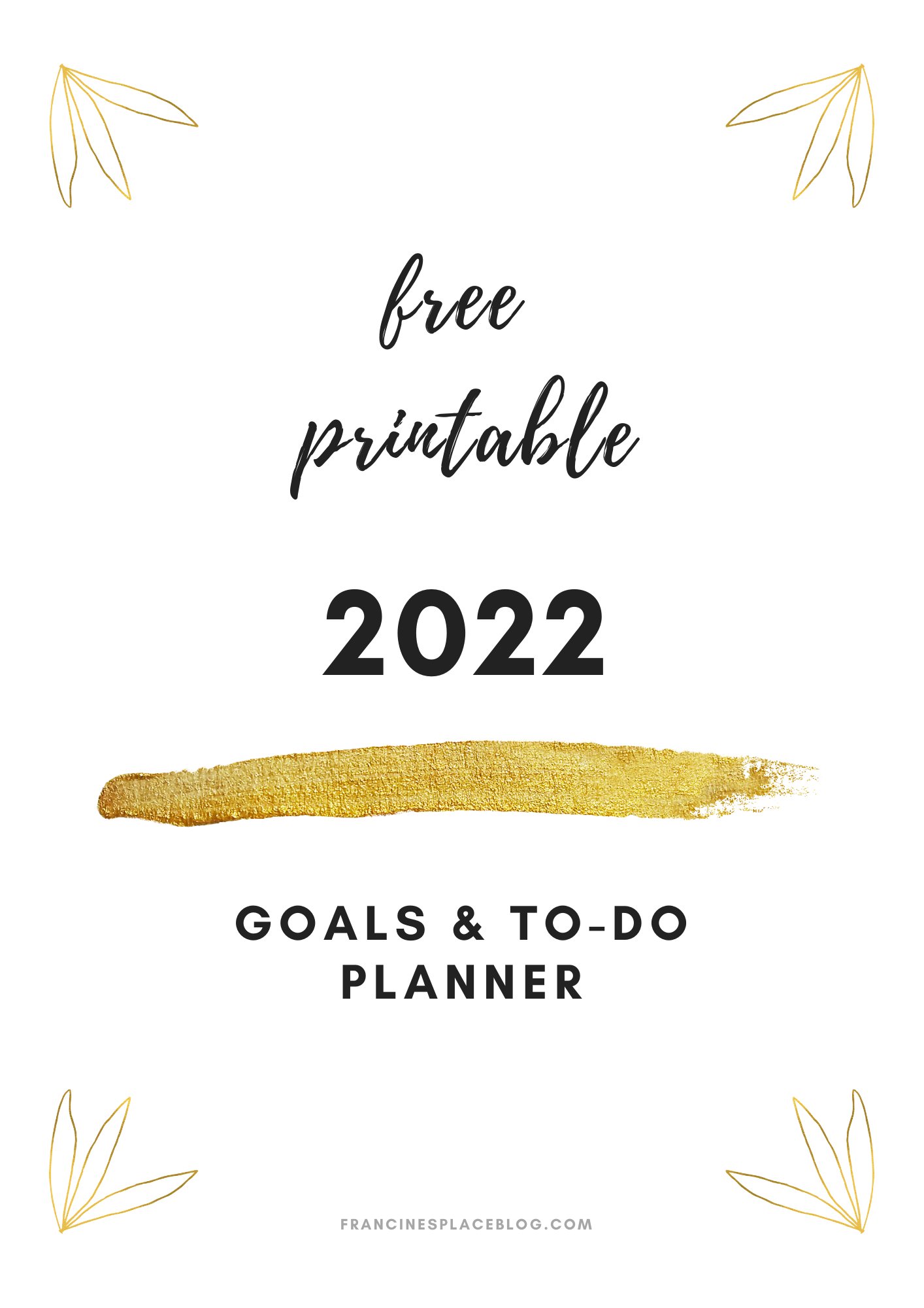 free printable 2022 monthly weekly goals planner agenda gratis download mensile settimanale obiettivi pianificare francinesplaceblog 4 pinterest